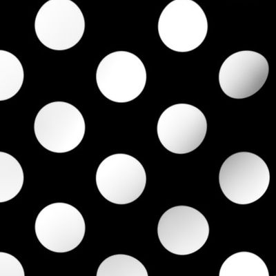 White dots on black large