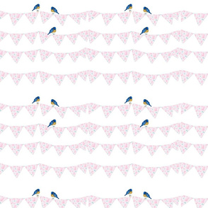 Bunting and Bluebirds