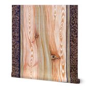 Fir Tree Wood Panel ~ Bright  ~ Trompe l'Oeil