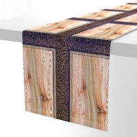 Fir Tree Wood Panel ~ Bright  ~ Trompe l'Oeil