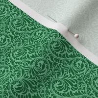 Leafy Swirl - 2in (dark green)