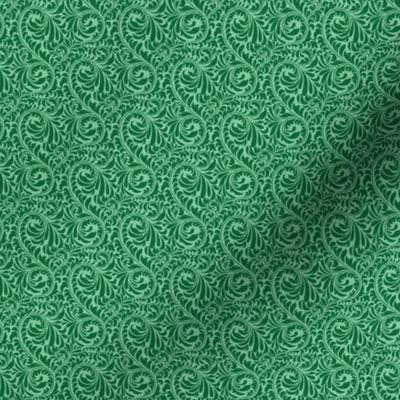 Leafy Swirl - 2in (dark green)