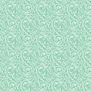 Leafy Swirl - 2in (light green)