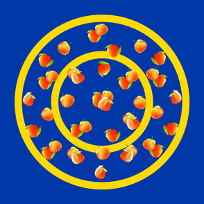 Oranges_on_Blue_Circular_border