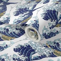 the small waves of Hokusai (10")