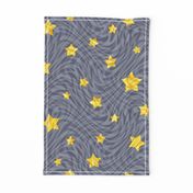 stars in swirls - grey