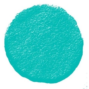 Big Turquoise Dots on white