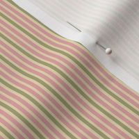 Faded Rose Small Pink Stripe