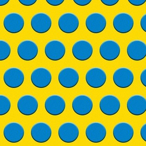 Blue Dots on Yellow