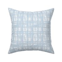 beach House Blue distress plaid check