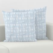 beach House Blue distress plaid check