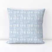 beach House Blue distress plaid check