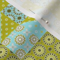 Winding Cotton - Verde Quilt Block