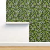 yarn fabric //  yarn knitting design andrea lauren illustration - moss green