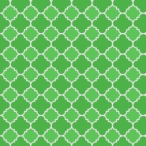 Green Quatrefoil