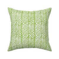 Herringbone tweed grass green watercolor