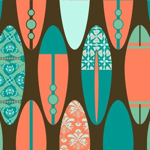Surfboards on Brown