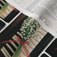 Lily of the Valley on Piano Keys