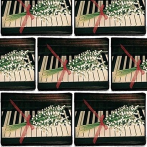 Lily of the Valley on Piano Keys