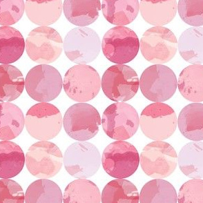 Pink Watercolor Spots