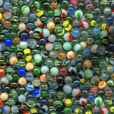 an ocean of marbles