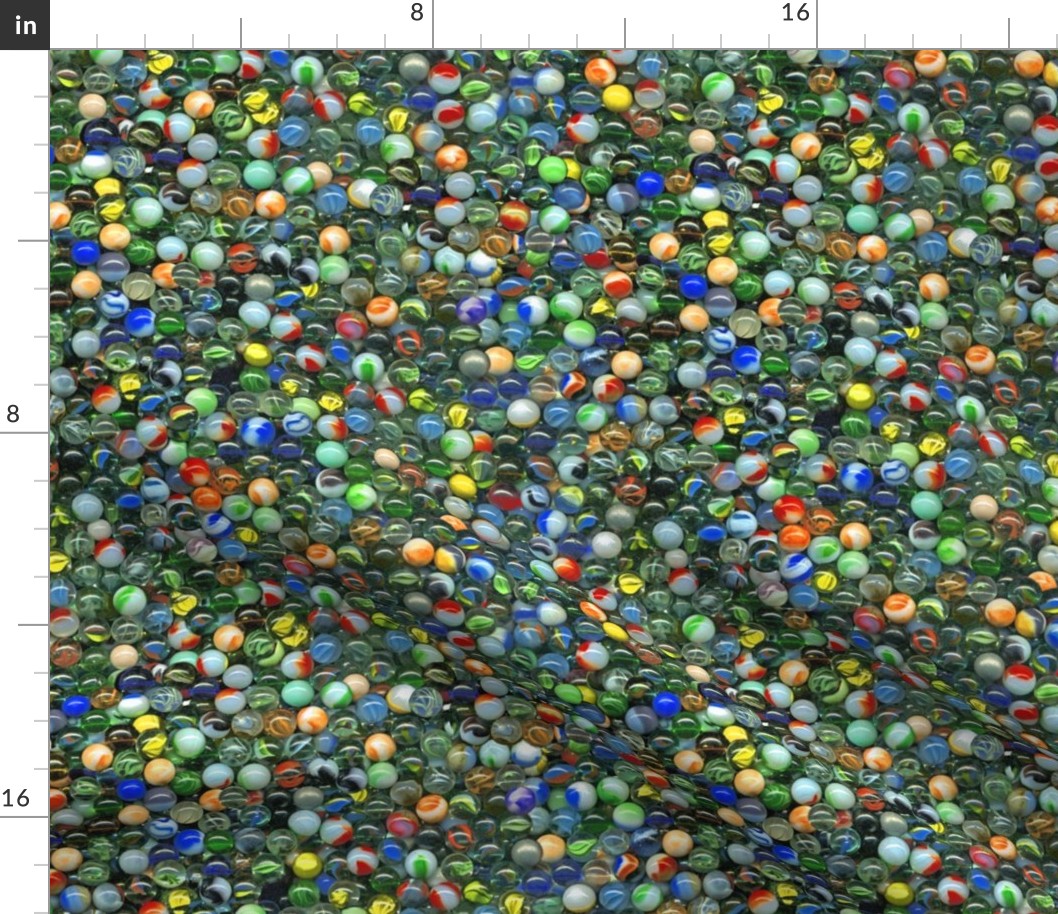 an ocean of marbles