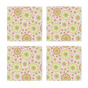 Kristofers Mandala random allover pink ground