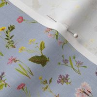 Wildflower Antique, Faded Chambray