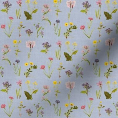 Wildflower Antique, Faded Chambray