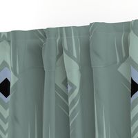 Teal Deco Peacock