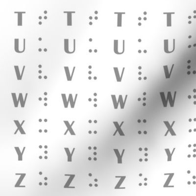 Alphabet Inspired Braille