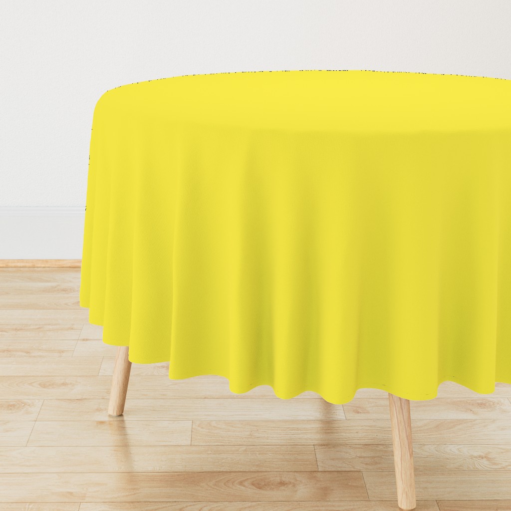 Solid Bright Lemon Yellow