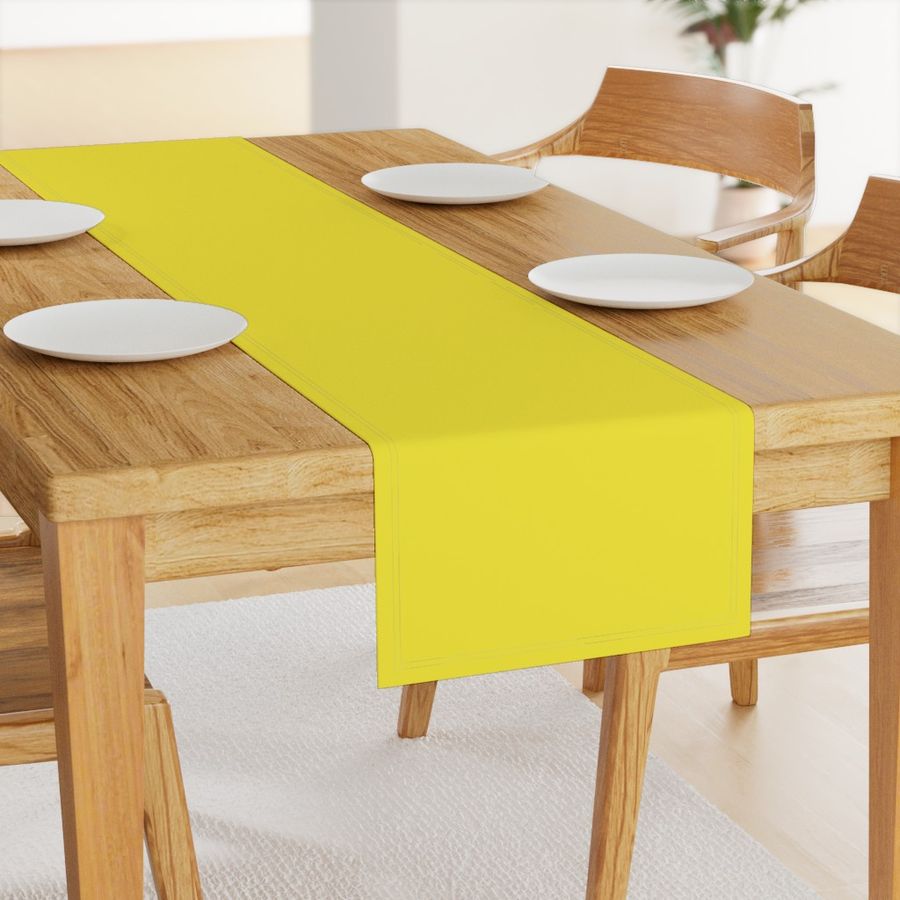 Solid Bright Lemon Yellow