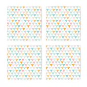 Geometric tribal aztec triangle pastel colors modern patterns