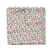 Under construction workers boys illustration fabric