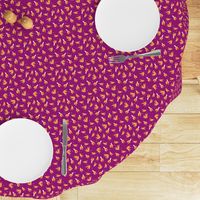 Quirky fun banana summer fruit pattern