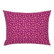 Quirky fun banana summer fruit pattern