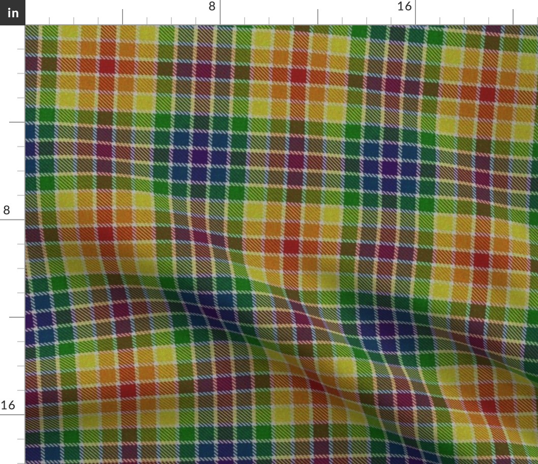 Rainbow Plaid 1