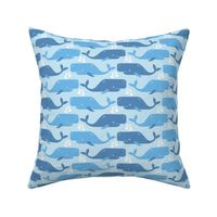 Just whales in light blue