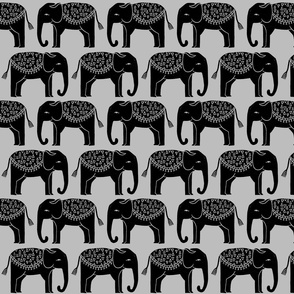 Elephant Parade - Slate by Andrea Lauren