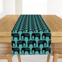 Elephant Parade Block Print -   by Andrea Lauren