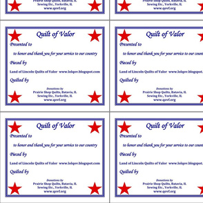 QOV Quilts of Valor-Land of Lincoln