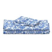 Bright Indigo Blue Greyhound Toile de Jouy