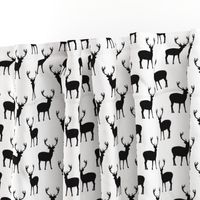 Black and white deer small