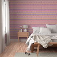 Fiesta PINKS! Kraft paper chevron stripes zig zag