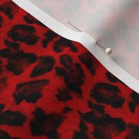 Luxe Leopard ~ Black and Richelieu Red