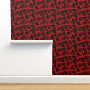 Luxe Leopard ~ Black and Richelieu Red