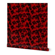 Luxe Leopard ~ Black and Richelieu Red