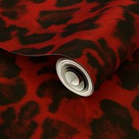 Luxe Leopard ~ Black and Richelieu Red