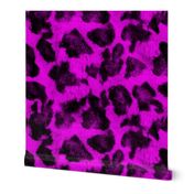 Luxe Leopard ~ Black and Coquette Pink